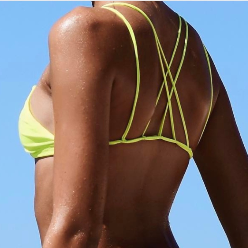 Moana Bikini Lulu Lime Seamless Top
